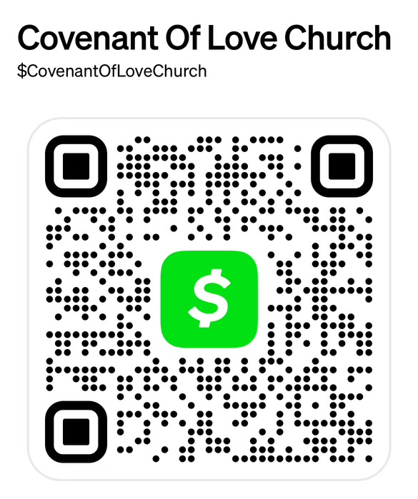 Cash App QR code for Covenant of Love Church